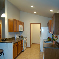 Kitchen and pantry.