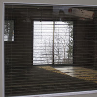 The new double pain window with some new blinds.