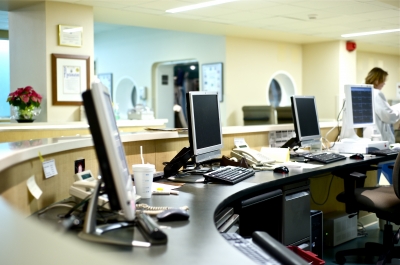 Medical Office Front Desk Construction